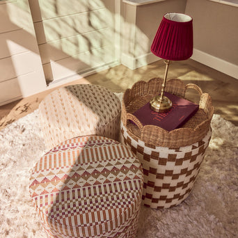 Mand dienblad rotan
