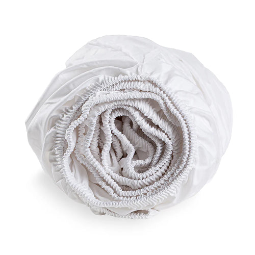 Hoeslaken Matras Egyptisch Katoen - Pure White