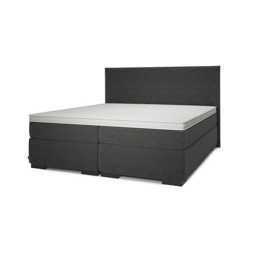Valk at Home Hotelbed + Hoofdbord Venetië - Cotton Anthracite