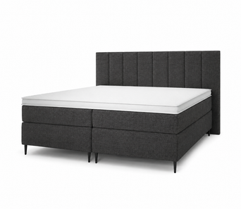 Valk at Home Hotelbed High Heels + Topmatras + Hoofdbord Rome - Linen Anthracite