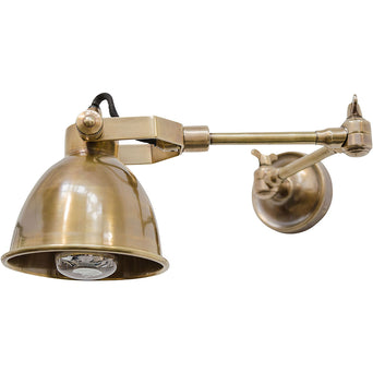 Wandlamp Maxim Swing Antique Brass