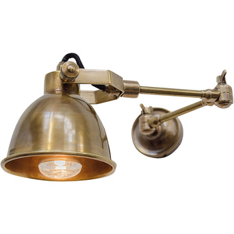 Wandlamp Maxim Swing Antique Brass