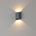 Wandlamp Diaz S - Zwart
