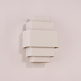 Wandlamp Layers - Wit/Goud