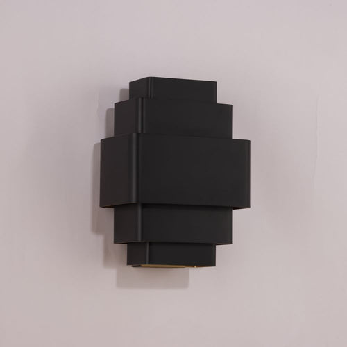 Wandlamp Layers - Zwart/Goud