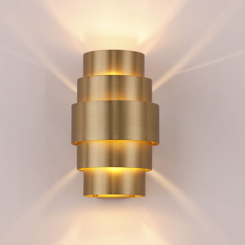 Wandlamp Rolls - Brons