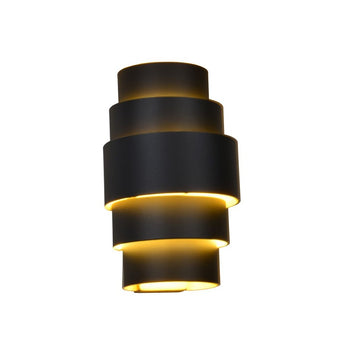 Wandlamp Rolls Zwart/Goud