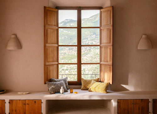 Sierkussen Casoar Outdoor Miel - Elitis