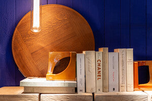 Keramische boekenhouder Gio - Caramel