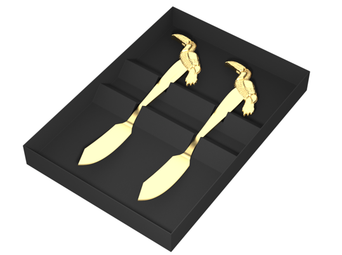 Botermesjes - Toekan - Set van 2