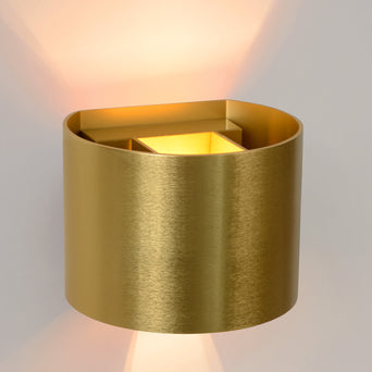 Wandlamp Xio rond Goud