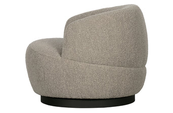 Woolly draaifauteuil Bouclé naturel