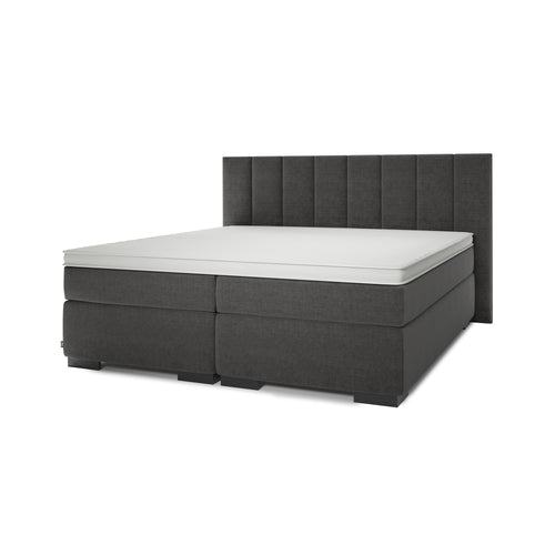 Valk at Home Hotelbed + Hoofdbord Rome - Cotton Anthracite