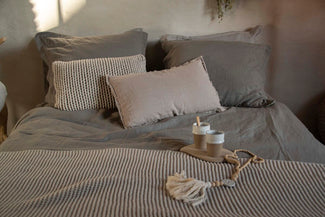 Dekbedovertrek Remy - Mud, Home linen labels